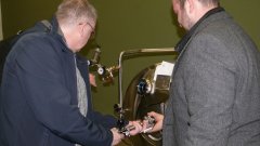 2. November 2017 - erstes Bier angezapft