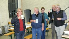 2. November 2017 - erstes Bier angezapft