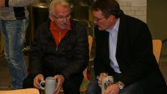2. November 2017 - erstes Bier angezapft
